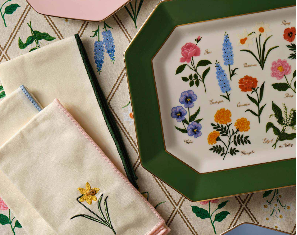 Garden Study Porcelain Platter