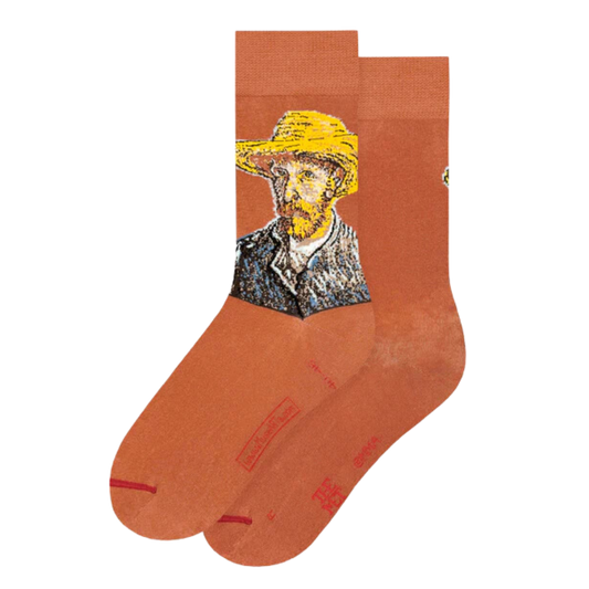 Vincent van Gogh - Self-Portrait with a Straw Hat Socks