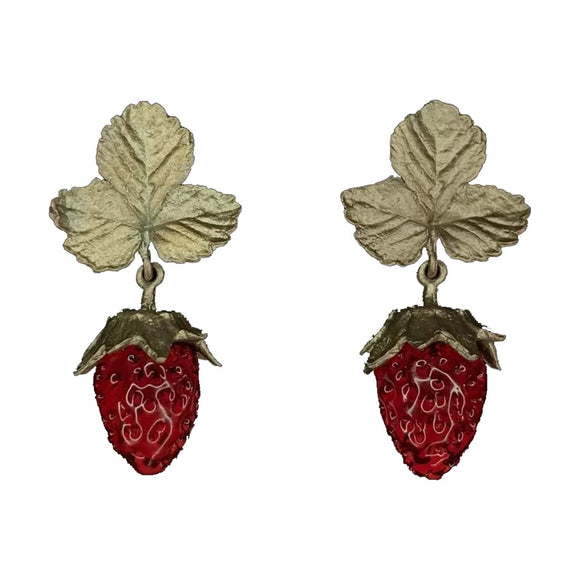 Strawberry Post Earrings