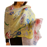 Styled Blossoms Linen Scarf