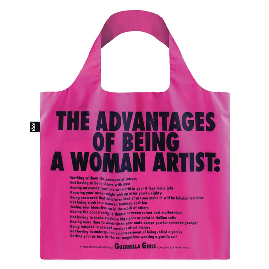 The Advantages of Being a Woman Artist Reusable Tote Bag