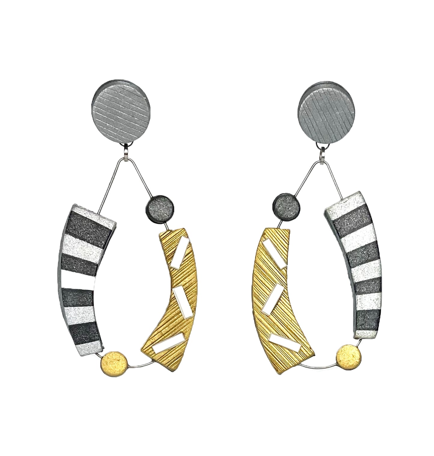 Tic-Toc Kinetic Earrings