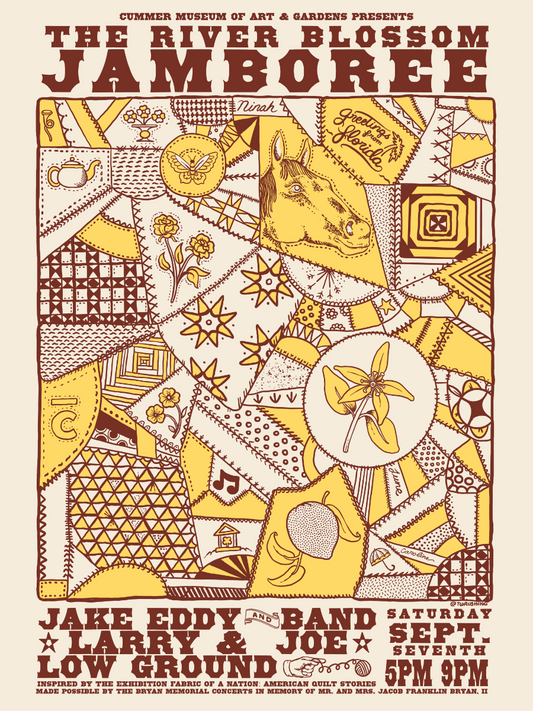 Limited Edition River Blossom Jamboree Poster