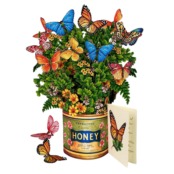 Butterflies & Buttercups Pop-Up Bouquet Card
