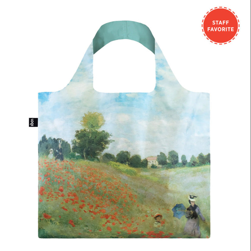 Wild Poppies Reusable Tote Bag