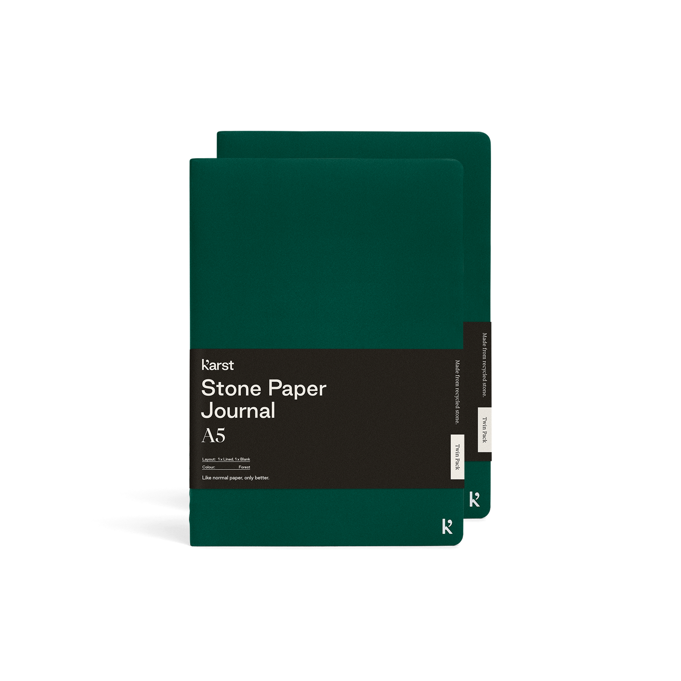 Stone Paper Journal Twin Pack - Forest