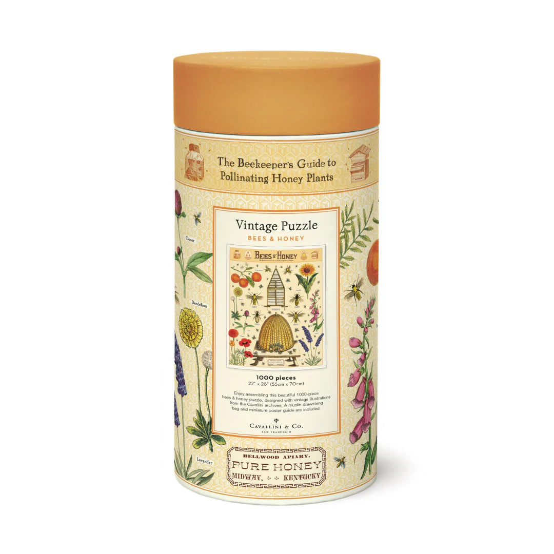 Bees & Honey 1000 Piece Vintage Puzzle
