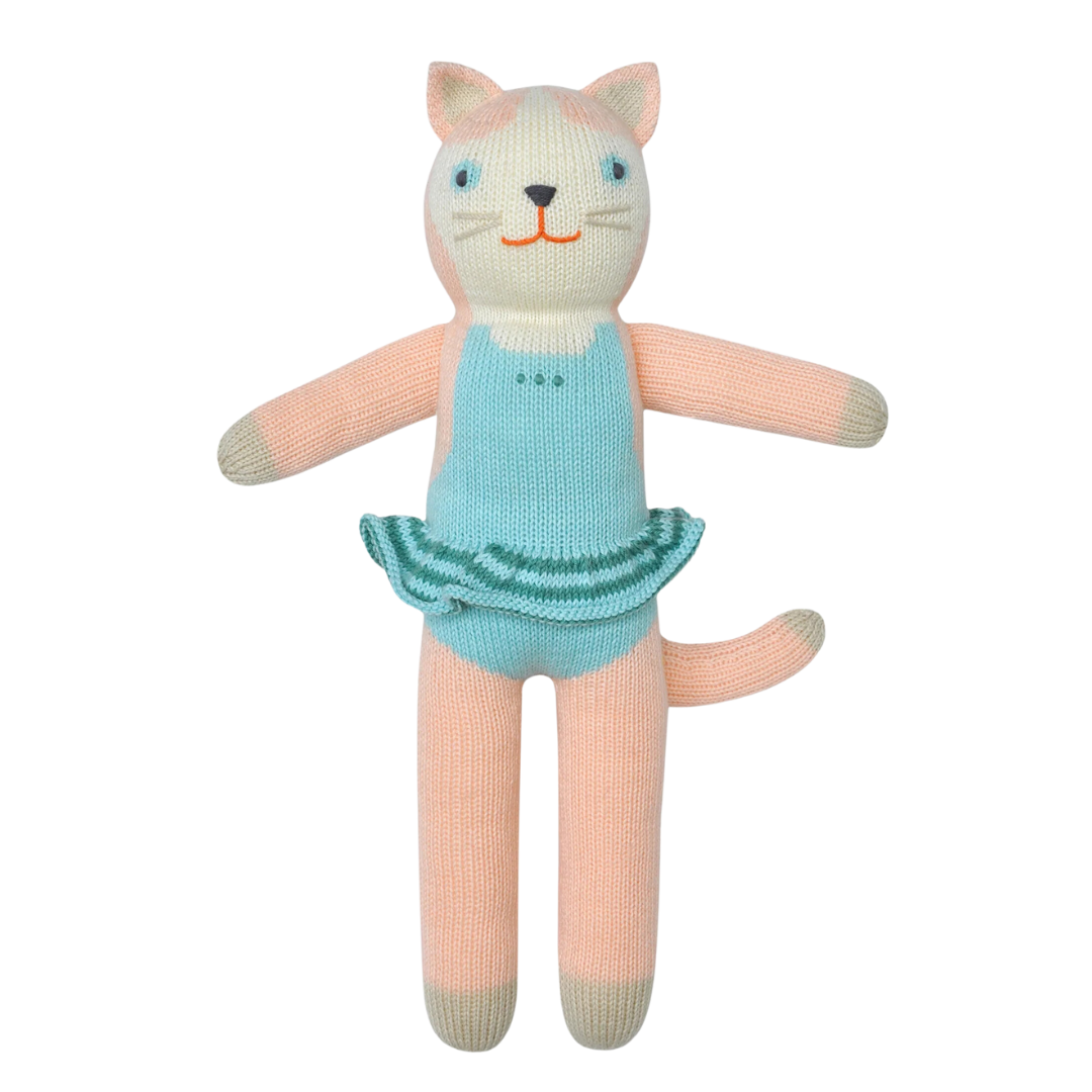 Splash the Cat Hand-Knit Doll