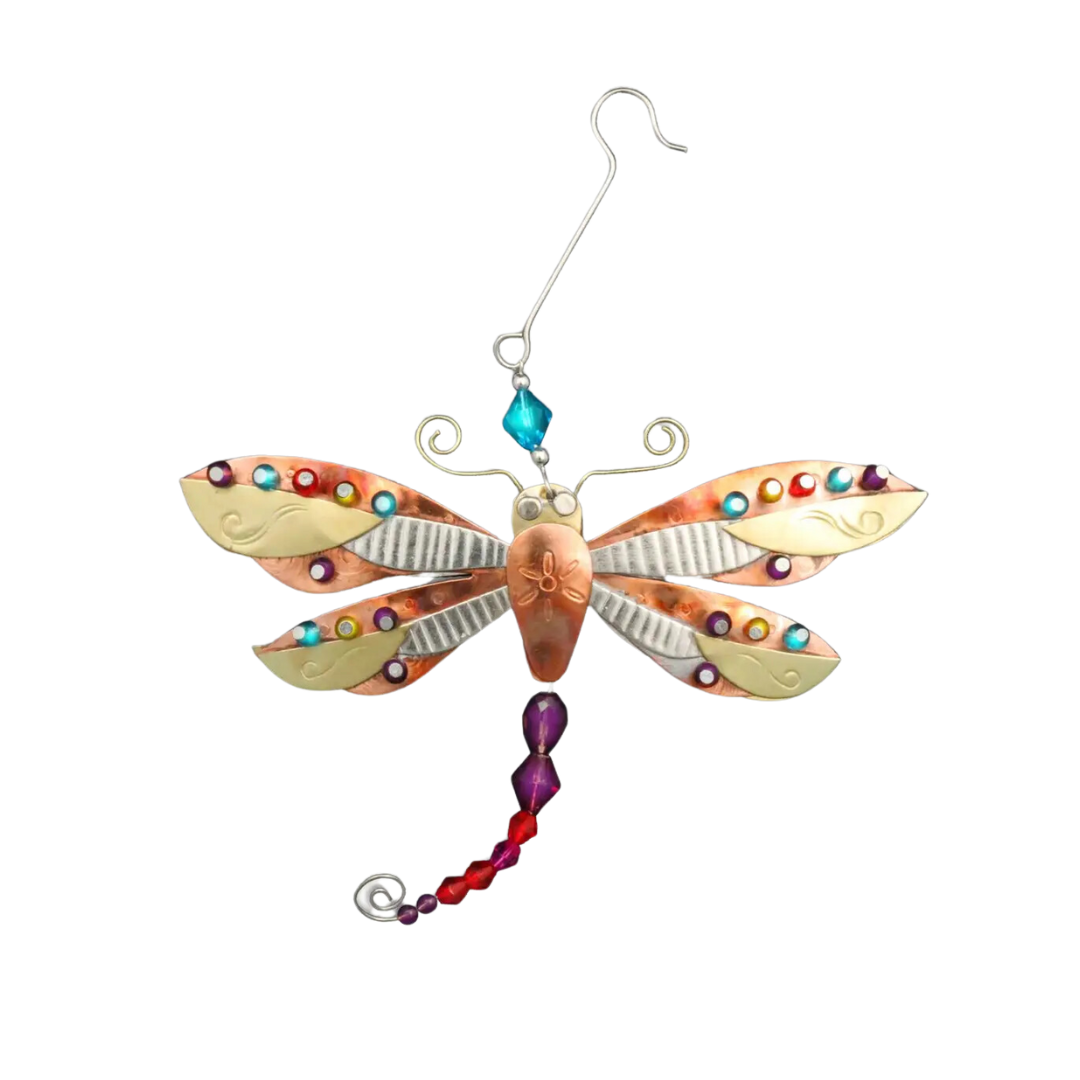 Bright Wings Dragonfly Ornament