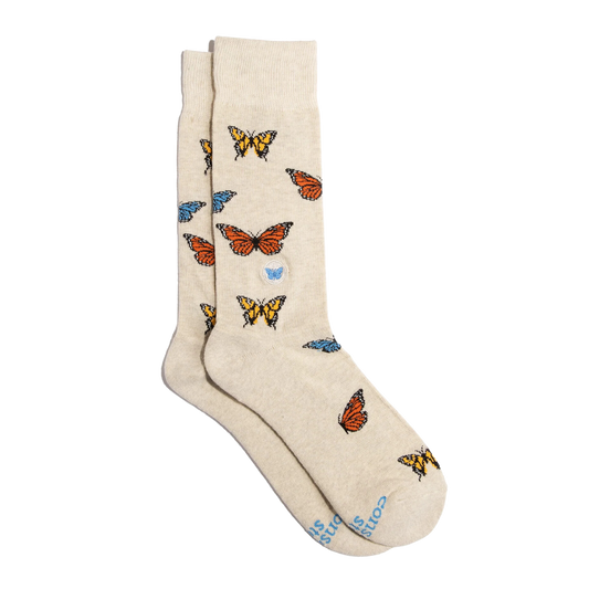 Socks that Protect Pollinators - Butterflies