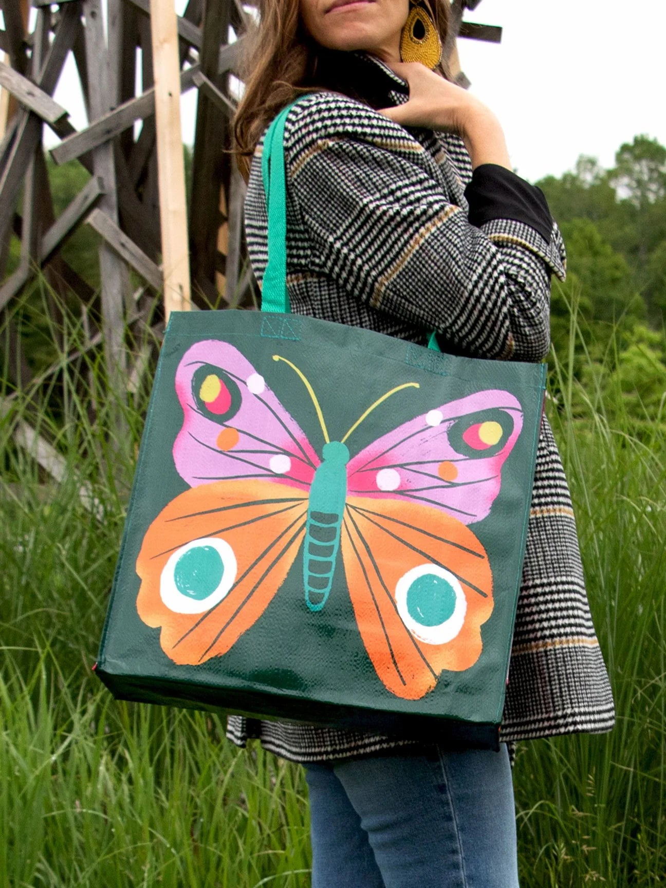 Shopper Tote - Big Butterfly