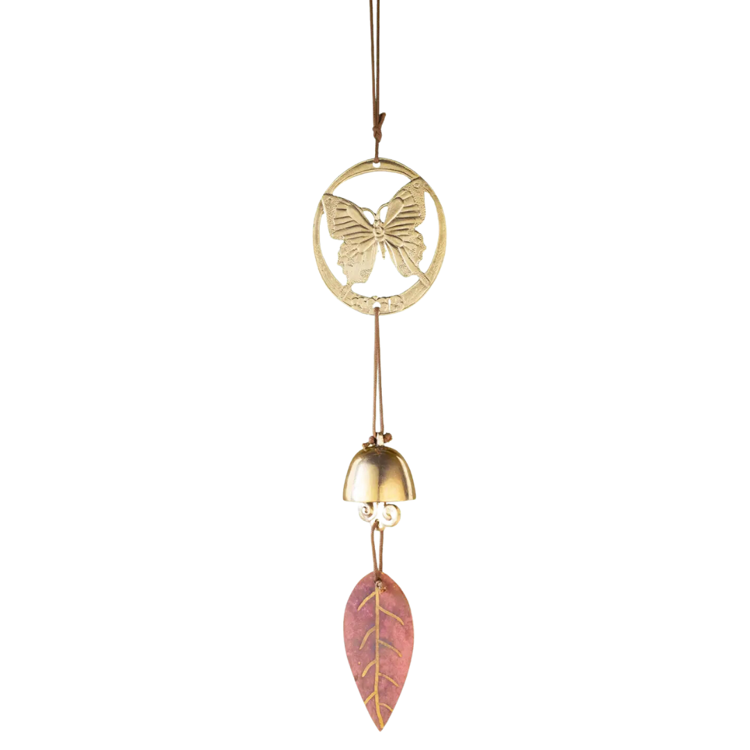 Butterfly Brass Chime