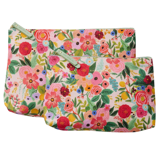 Garden Party Zip Pouch Set
