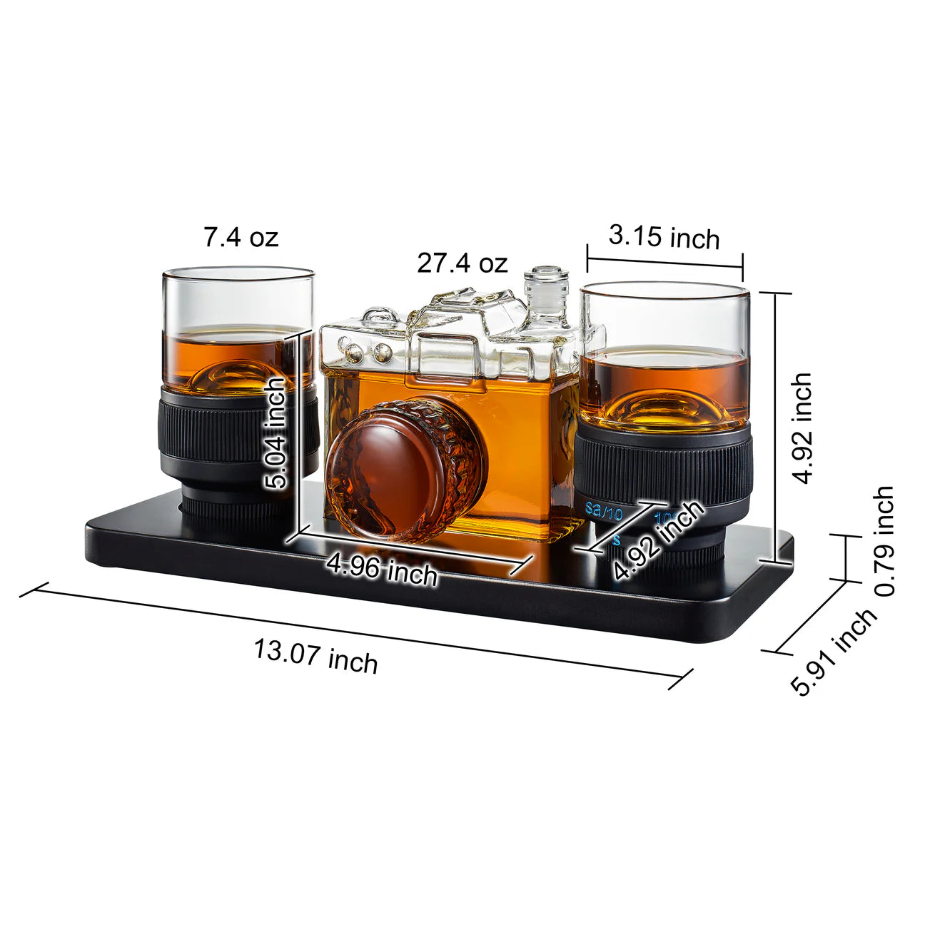 Camera Decanter Set
