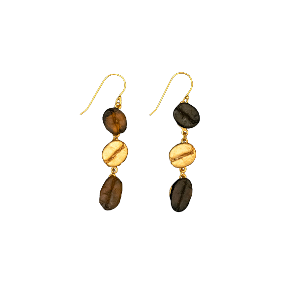 Roasted Coffee Bean Earrings