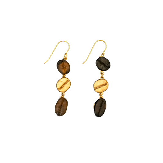 Roasted Coffee Bean Earrings