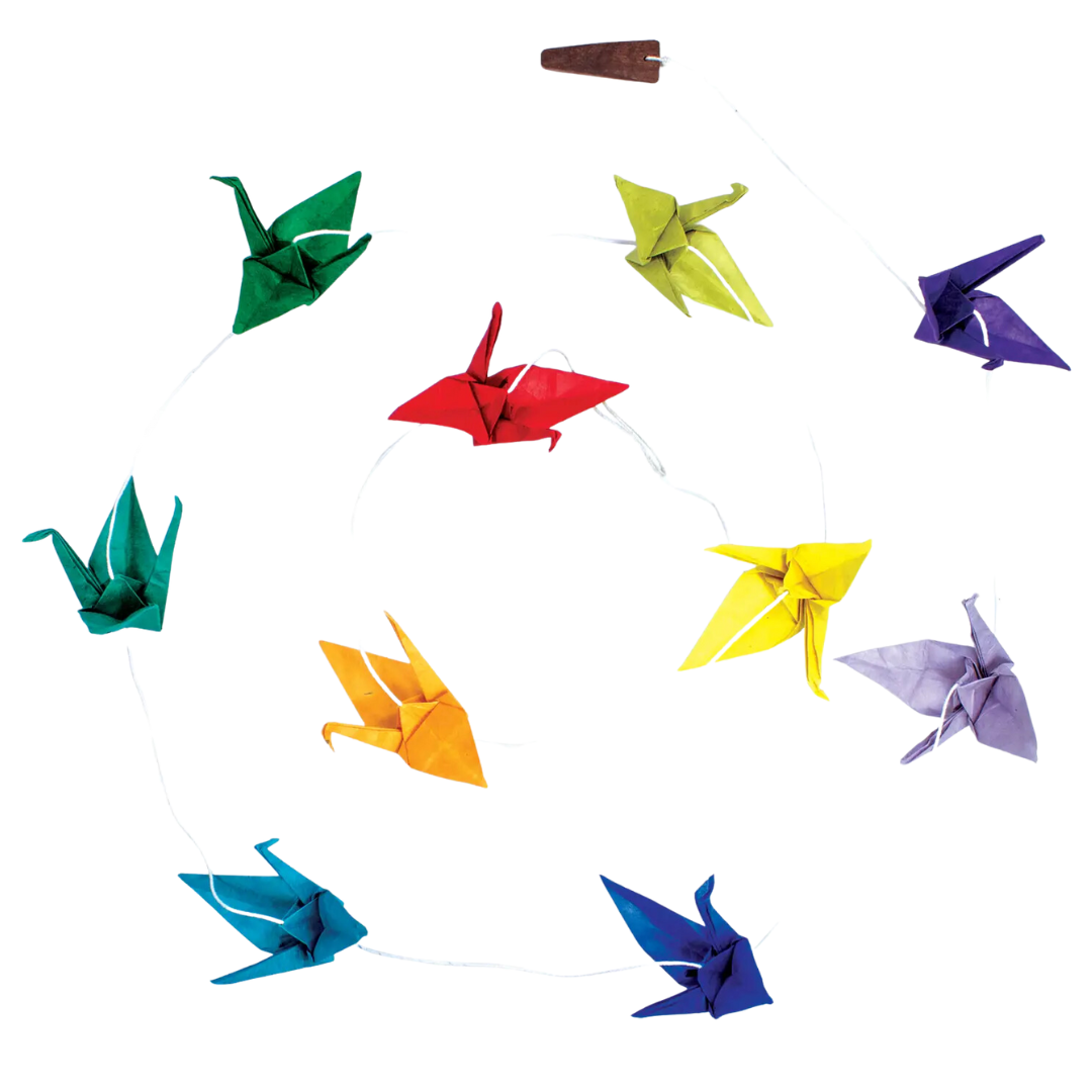 Eco Garland - Origami Cranes