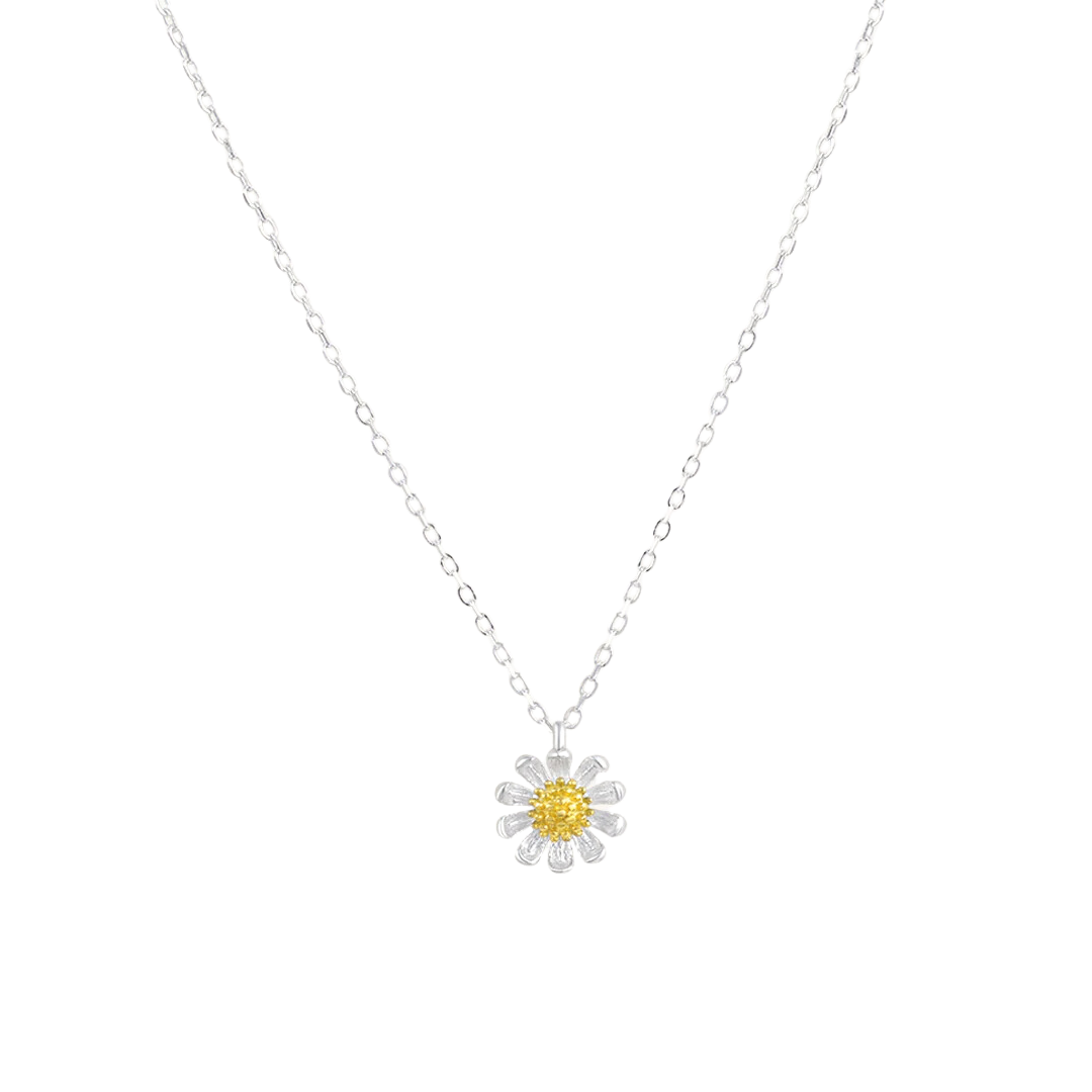 Daisy Silver Necklace