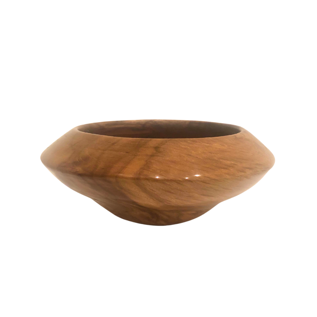 Cummer Oak Turned Decorative Bowl