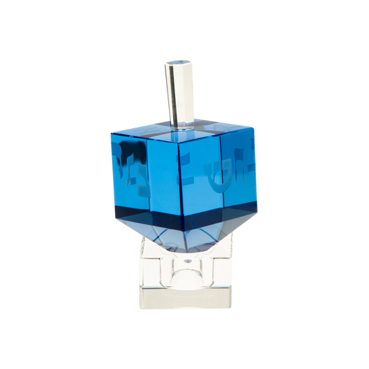 Blue Crystal Dreidel