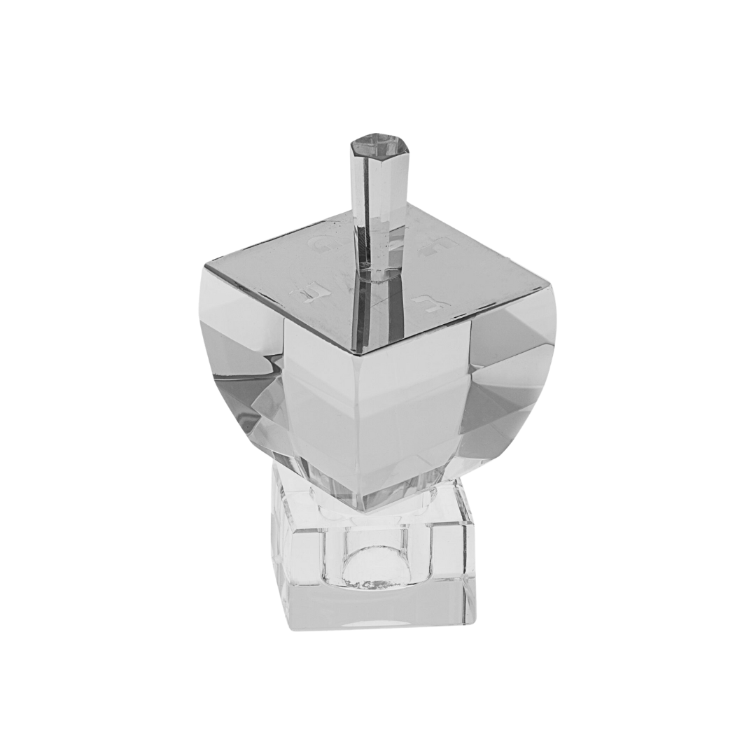 Mirror Top Crystal Dreidel