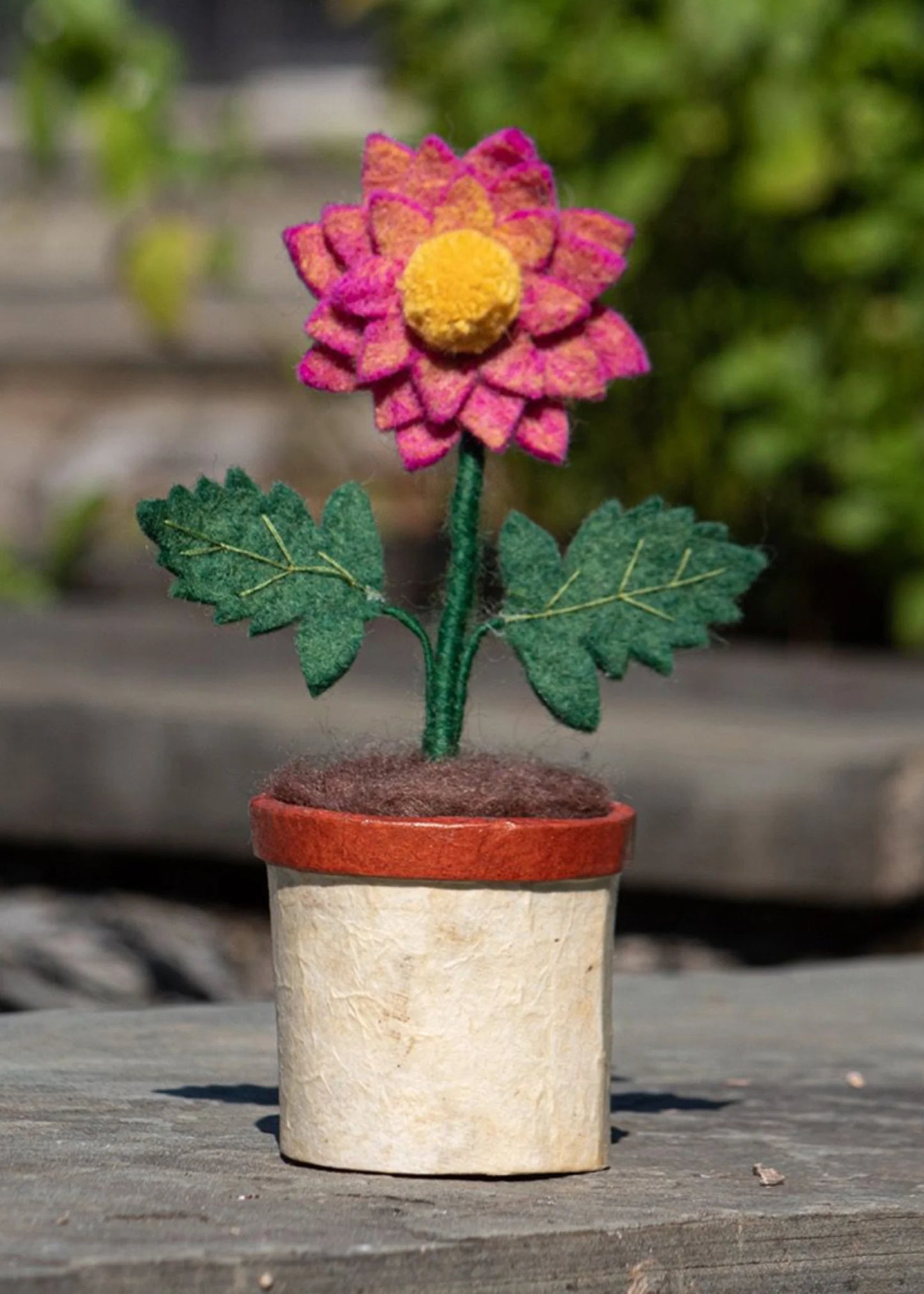 Potted Felt Dahlia