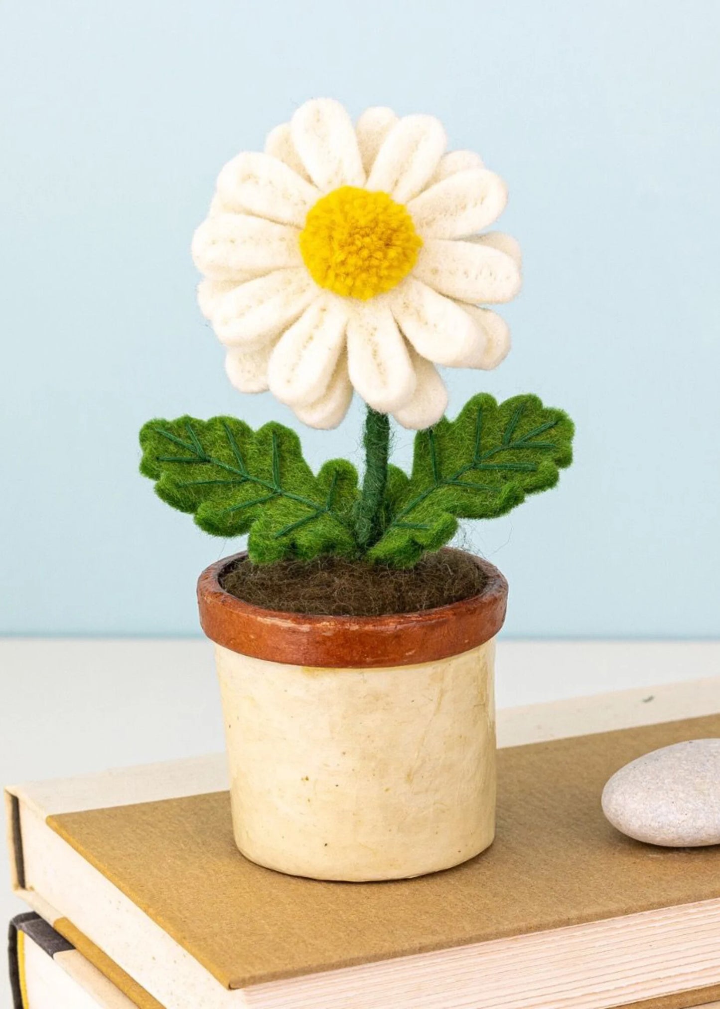 Potted Felt Daisy