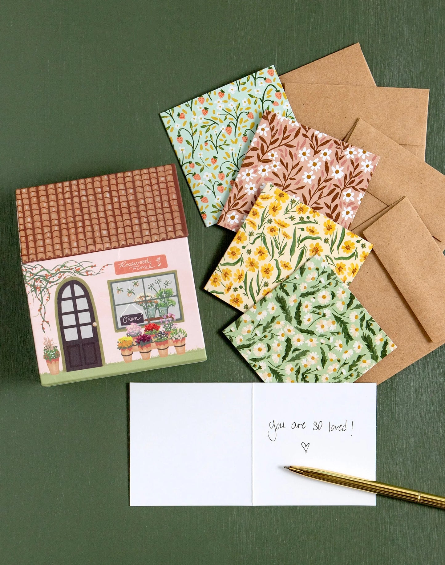 Flower Shop Mini Boxed Notecards