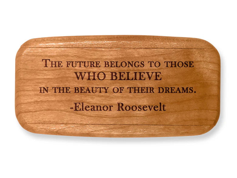 Cherry Wood Quote Secret Box