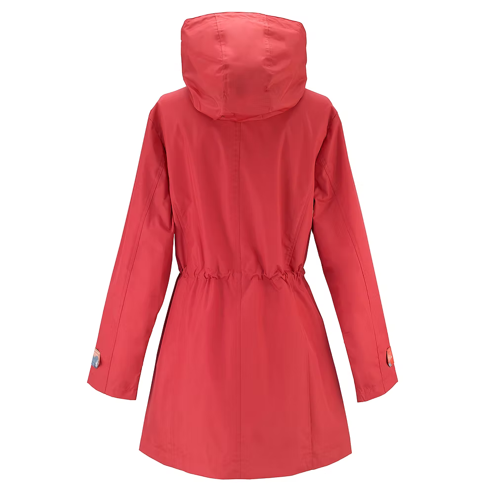Stained Glass Poppies Raincoat