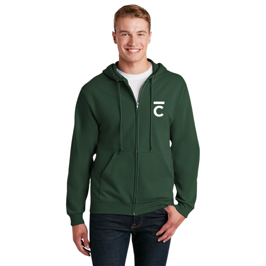 Cummer Logo Green Hoodie