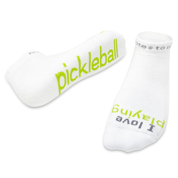 I Love Playing Pickleball Socks