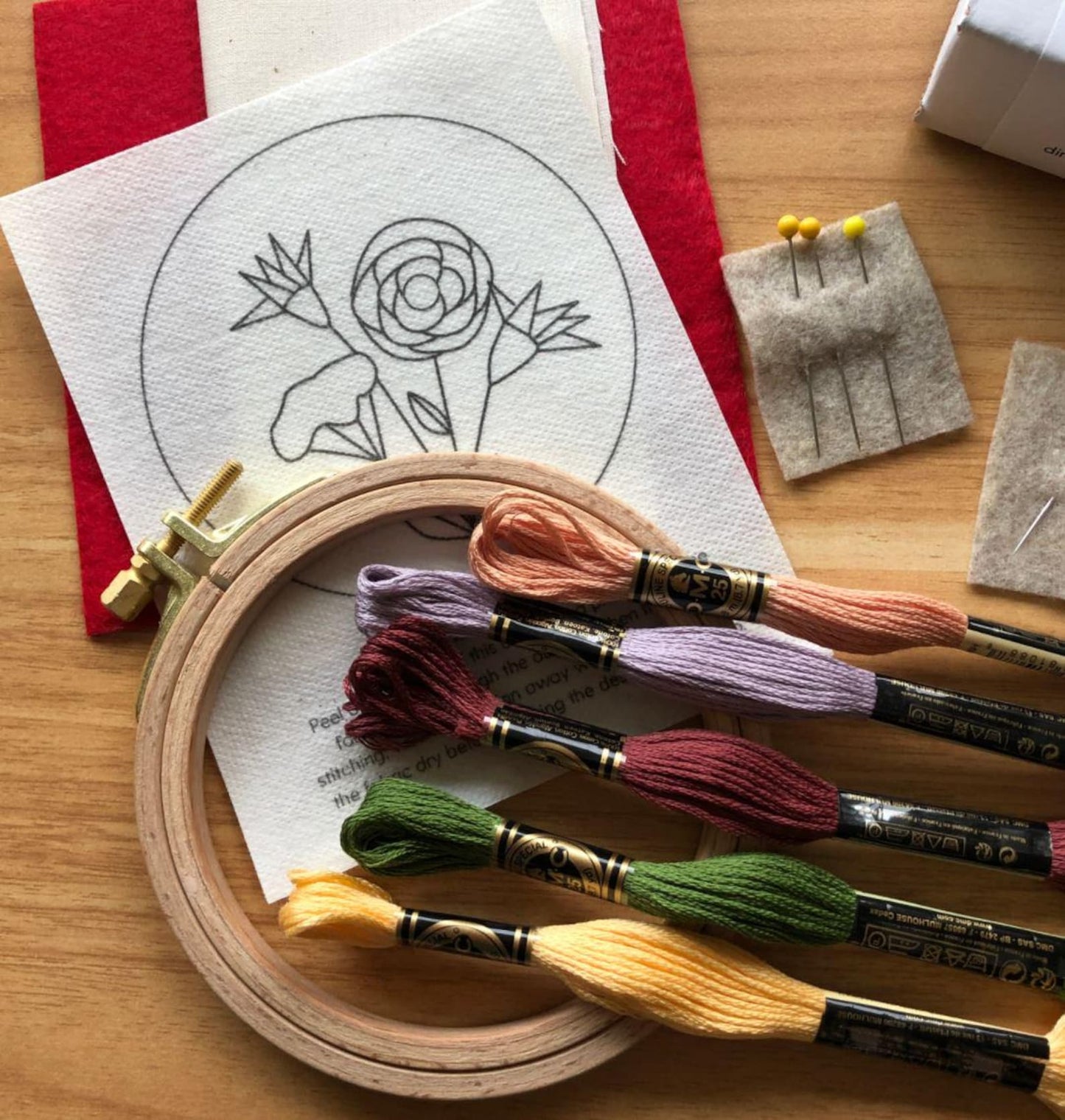 Blooming Wildflowers Embroidery Kit