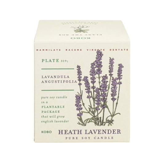 Plant the Box Soy Candle - Heath Lavender