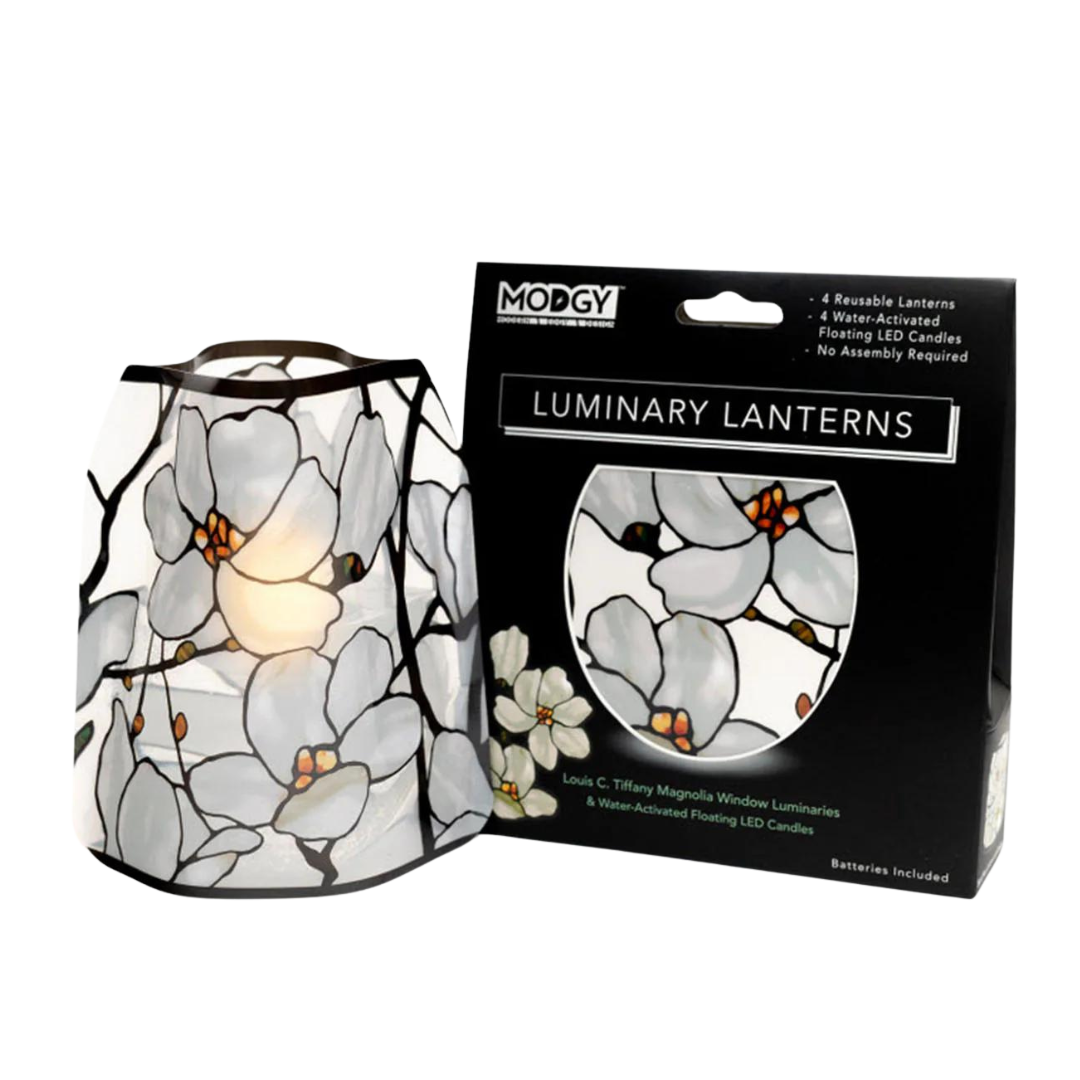 Louis C. Tiffany Magnolia Window Luminaries