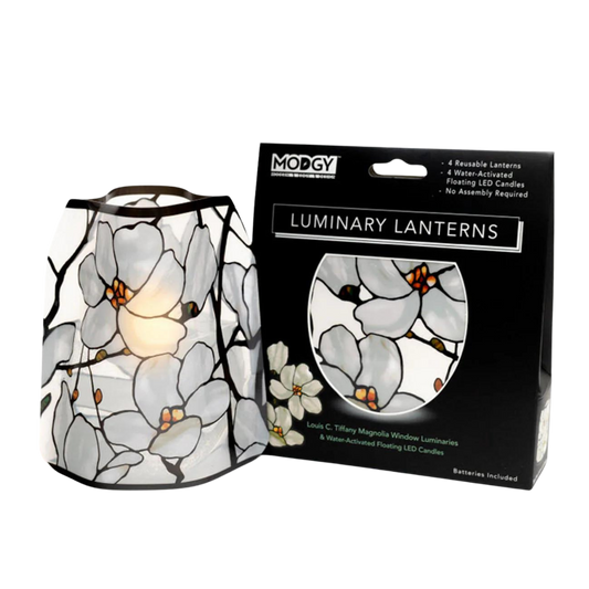 Louis C. Tiffany Magnolia Window Luminaries