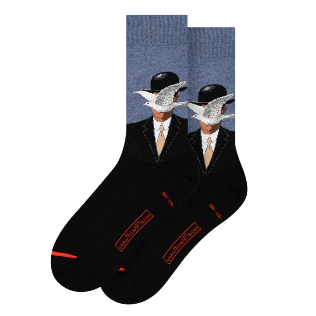 Rene Magritte - Man in a Bowler Hat Socks