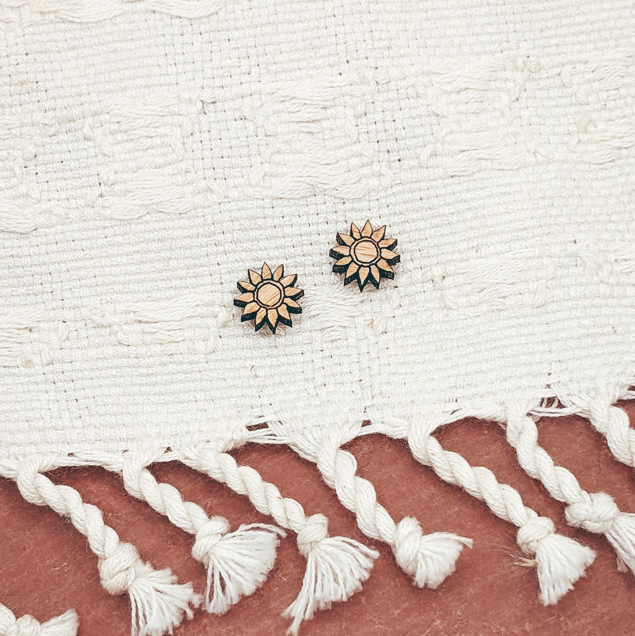 Sunflower Stud Earrings