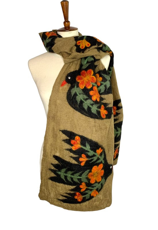 Mountain Bird Scarf