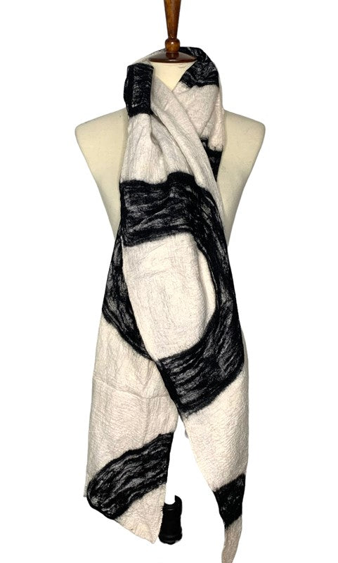 Cotton Abstract Scarf