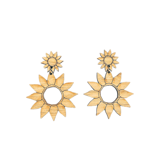 Sunflower Dangle Earrings