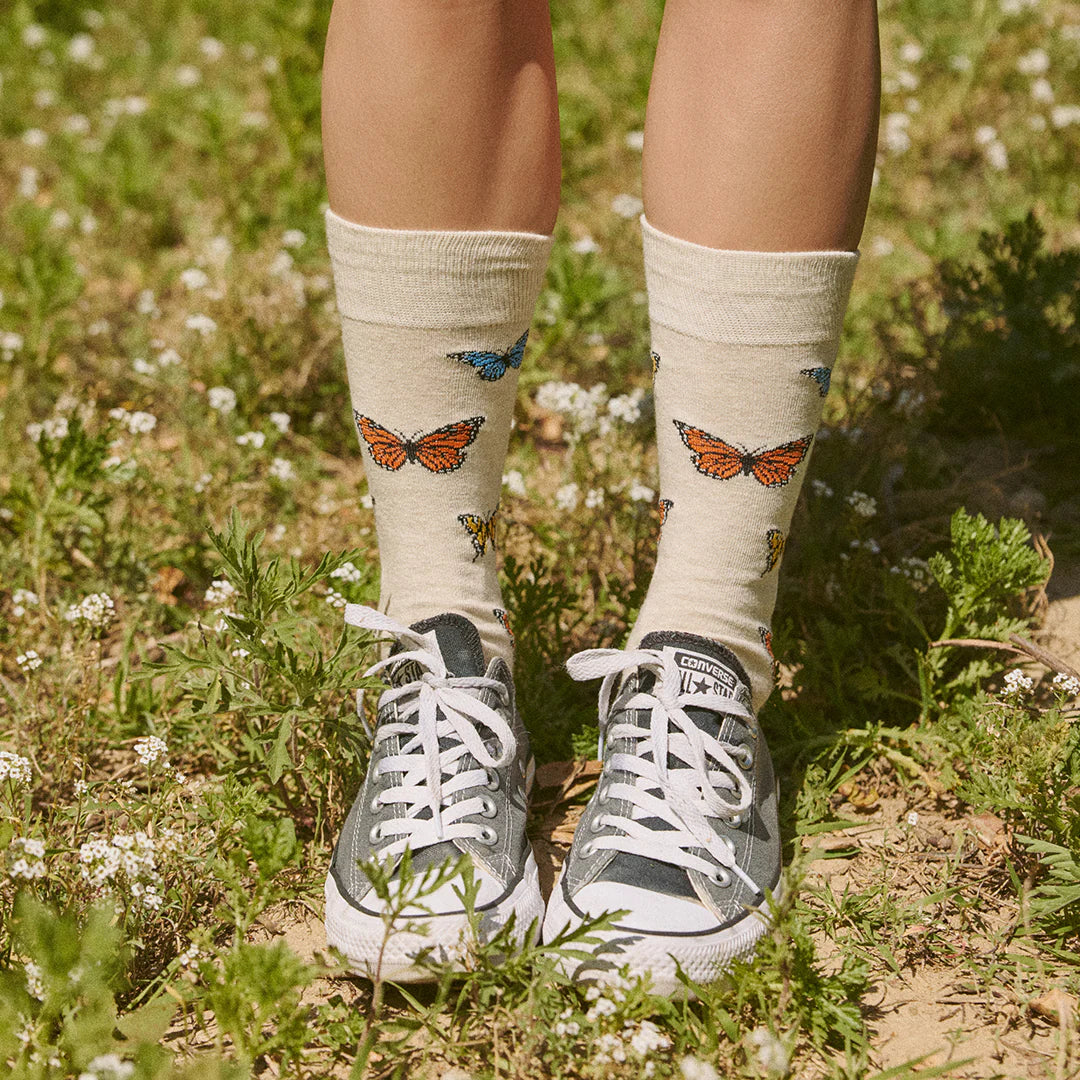 Socks that Protect Pollinators - Butterflies