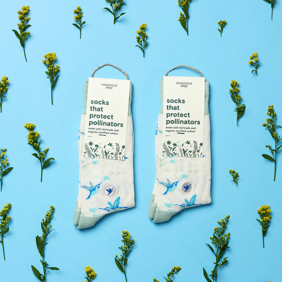 Socks that Protect Pollinators - Hummingbirds