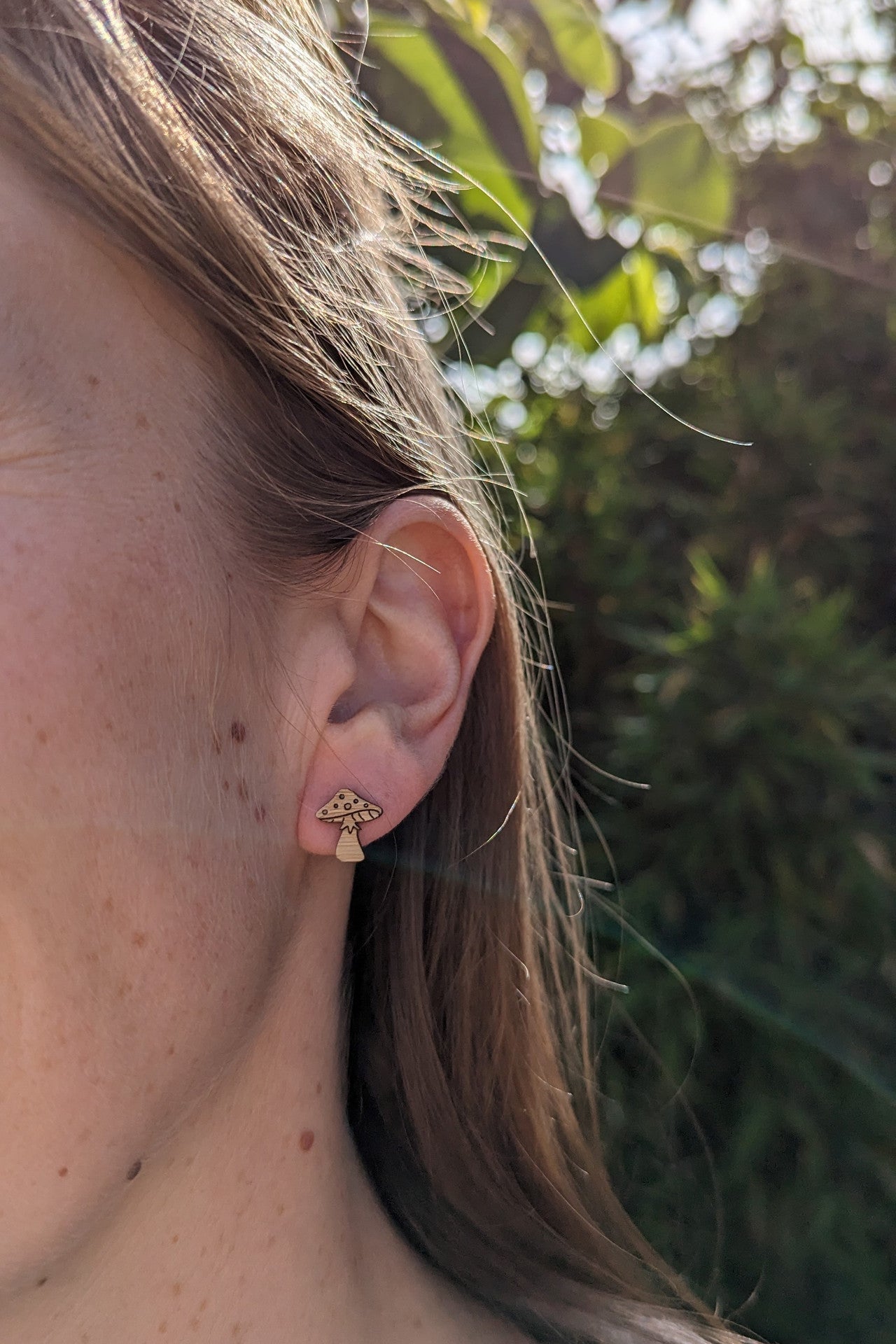 Mushroom Stud Earrings