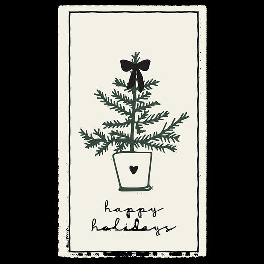 Happy Holidays Guest Towel Napkins