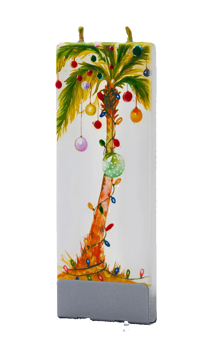 Flat Candle - Palm Tree with Lights