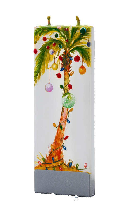 Flat Candle - Palm Tree with Lights