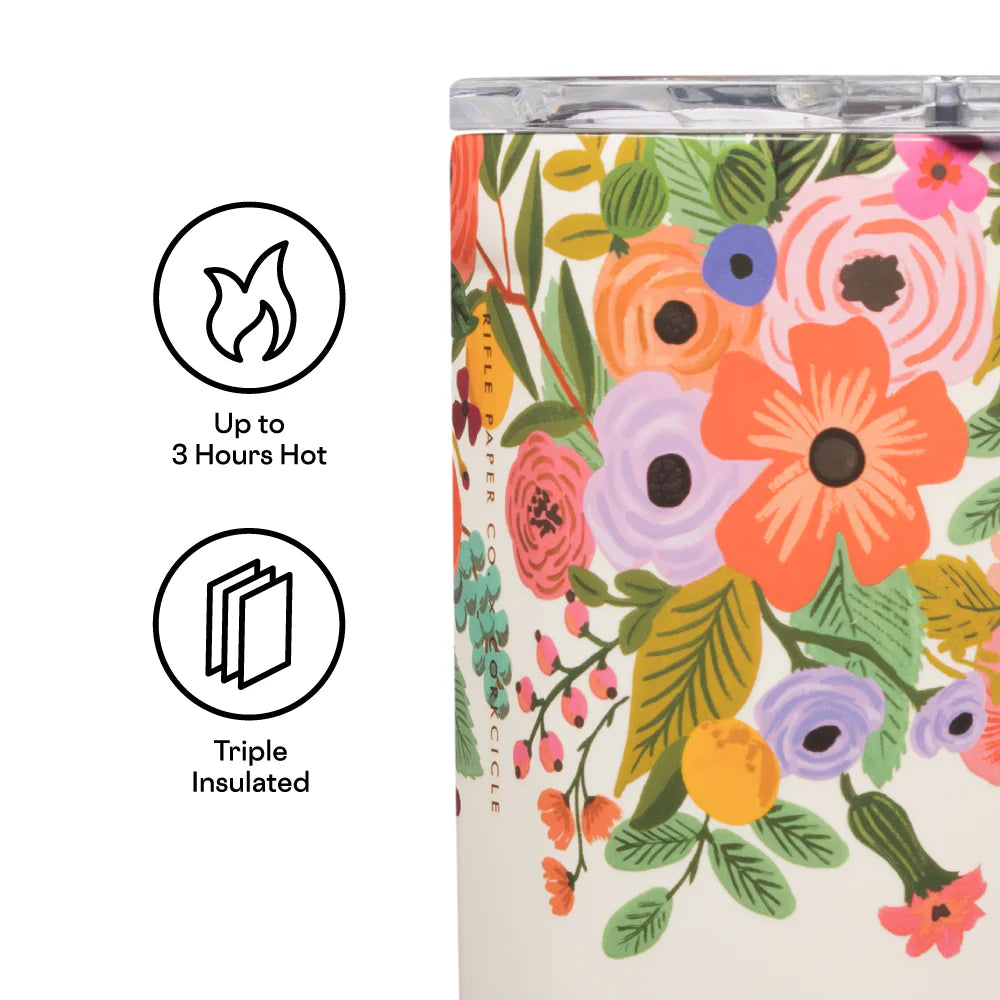 Rifle Paper Co x Corkcicle Mug - Garden Party Cream