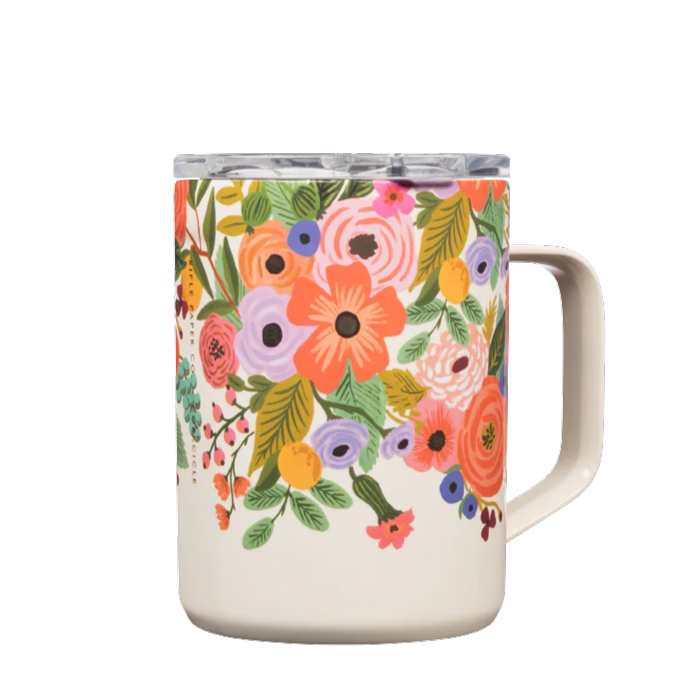 Rifle Paper Co x Corkcicle Mug - Garden Party Cream