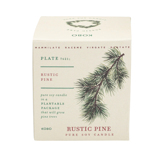 Plant the Box Soy Candle - Rustic Pine